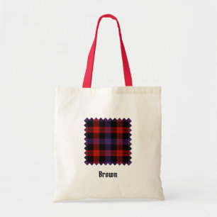 Clan Brown Tartan Tragetasche
