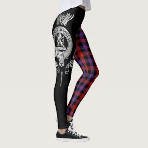 Clan Brown Wappen & Tartan Leggings