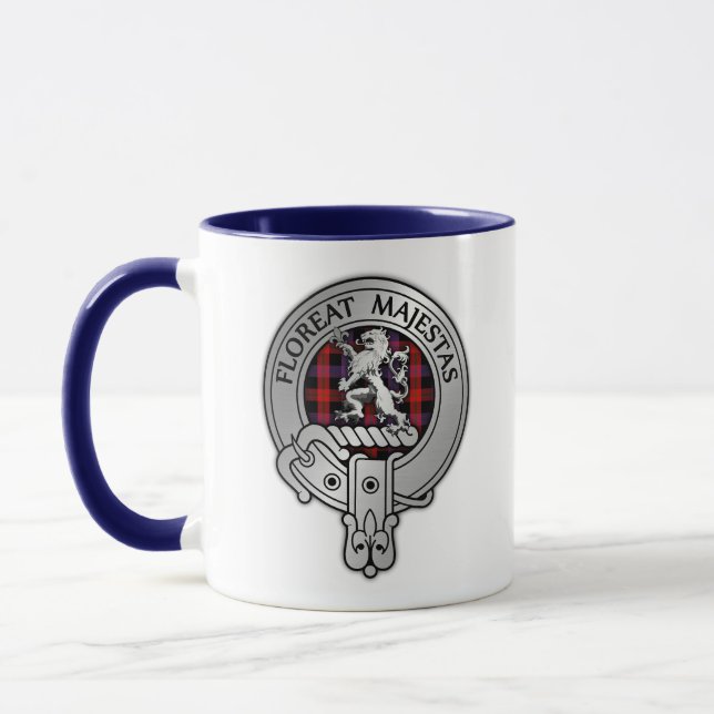 Clan Brown Wappen & Tartan Tasse (Links)