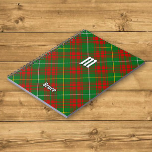 Clan Bruce Hunting Tartan Notizblock