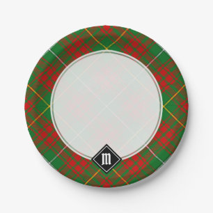 Clan Bruce Hunting Tartan Pappteller