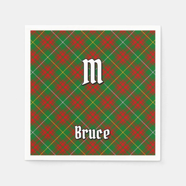 Clan Bruce Hunting Tartan Serviette (Vorderseite)