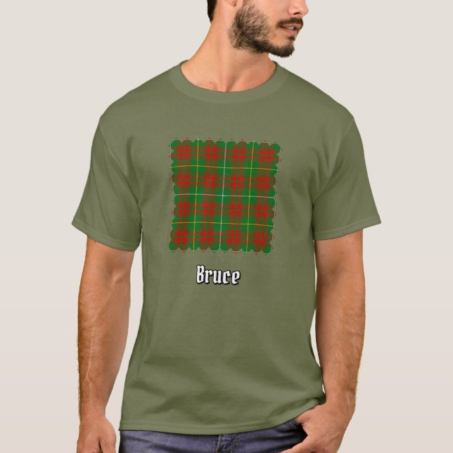 Clan Bruce Hunting Tartan T-Shirt (Vorderseite)