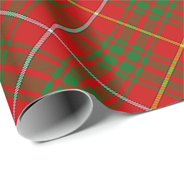 Clan Bruce Tartan Geschenkpapier (Rolleneckpunkt)