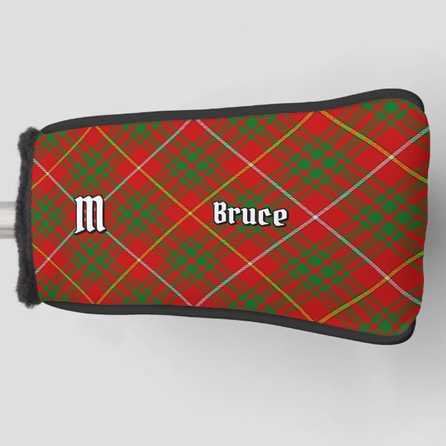 Clan Bruce Tartan Golf Headcover (Vorderseite)