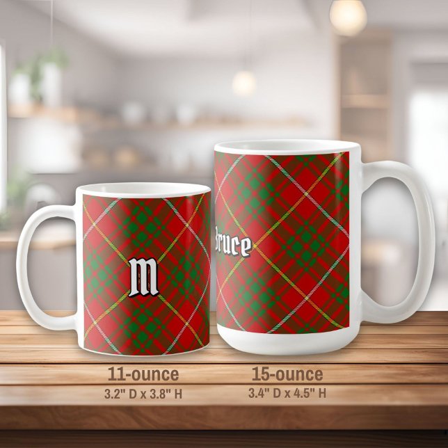 Clan Bruce Tartan Kaffeetasse (Von Creator hochgeladen)