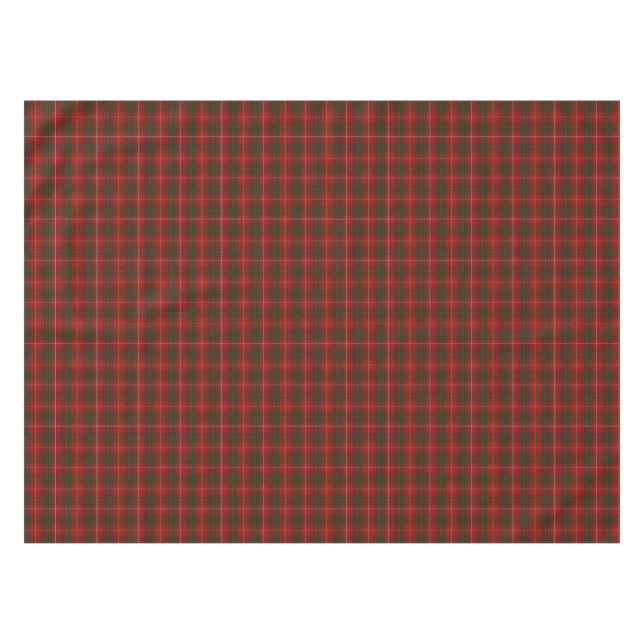 Clan Bruce Tartan Kariert Table Cloud Tischdecke (Vorderseite (Horizontal))