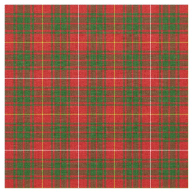 Clan Bruce Tartan Pattern Stoff (Nahaufnahme)