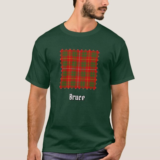 Clan Bruce Tartan T-Shirt (Vorderseite)