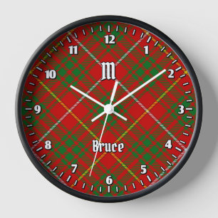 Clan Bruce Tartan Uhr