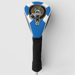 Clan Bruce Wappen & Hunting Tartan Golf Headcover