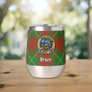 Clan Bruce Wappen über die Jagd auf Tartan