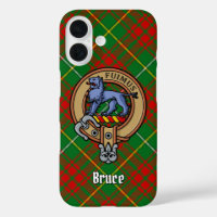 Clan Bruce Wappen über die Jagd auf Tartan