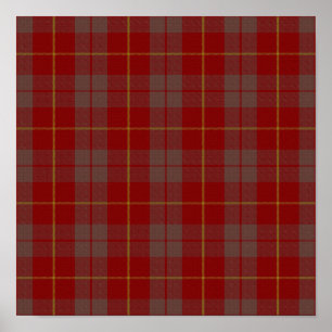 Clan Bryce Tartan - Digitaler Download Poster