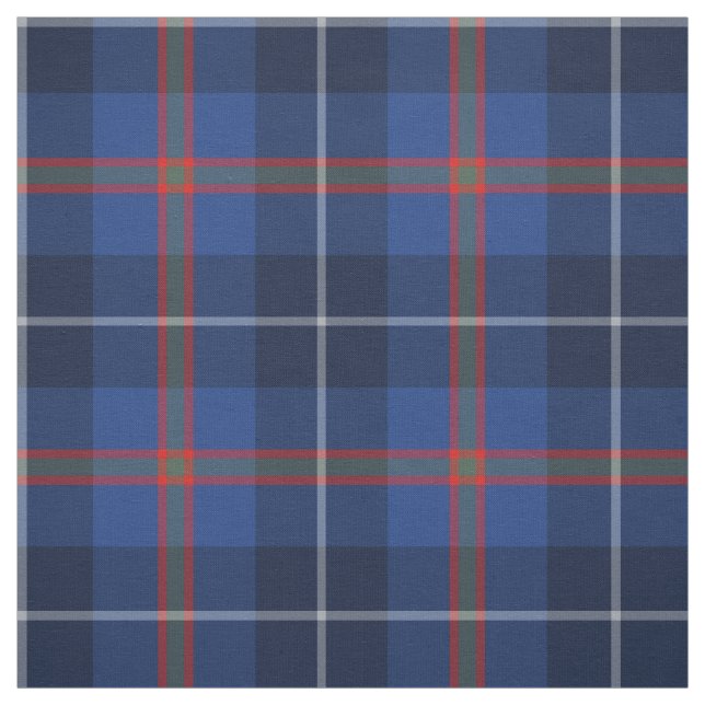 Clan Bryson Tartan Blue Kariert Stoff (Muster)