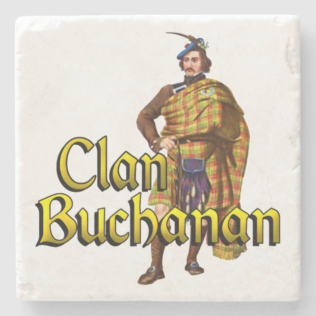 Clan Buchanan Old Scottish Tavern Steinuntersetzer (Vorderseite)
