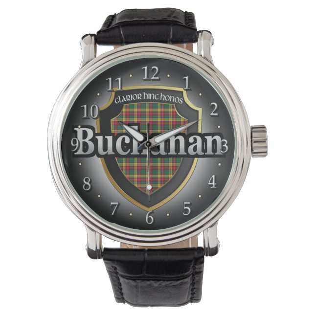 Clan Buchanan Scotland Celebration Watch Armbanduhr (Vorderseite)