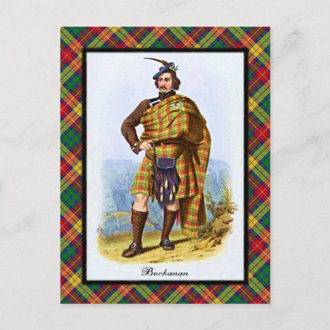Clan Buchanan Scottish Dreams Postcard Postkarte (Vorderseite)