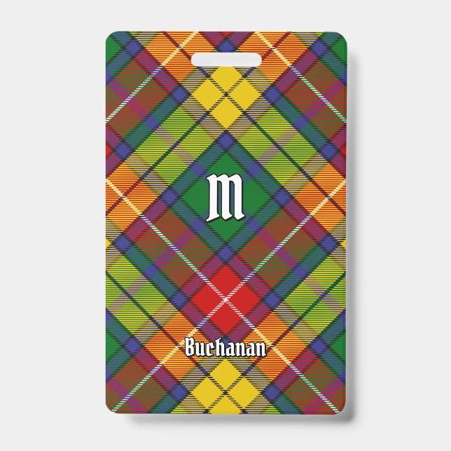 Clan Buchanan Tartan Ausweis (Vorderseite)