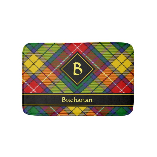 Clan Buchanan Tartan Badematte (Vorderseite)