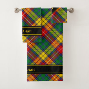 Clan Buchanan Tartan Badetuch Set