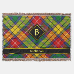 Clan Buchanan Tartan Decke