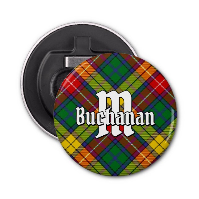 Clan Buchanan Tartan Flaschenöffner (Vorderseite)