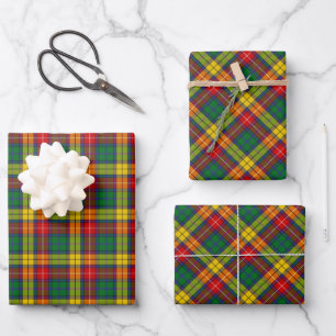 Clan Buchanan Tartan Geschenkpapier Set