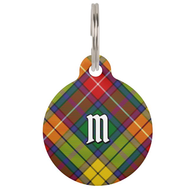 Clan Buchanan Tartan Haustiermarke (Vorderseite)