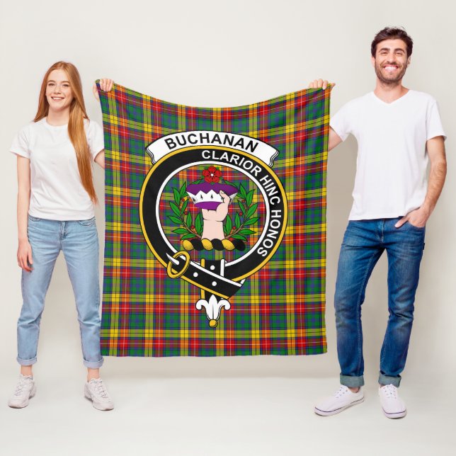 Clan Buchanan Tartan Kariert Fleecedecke (Beispiel)