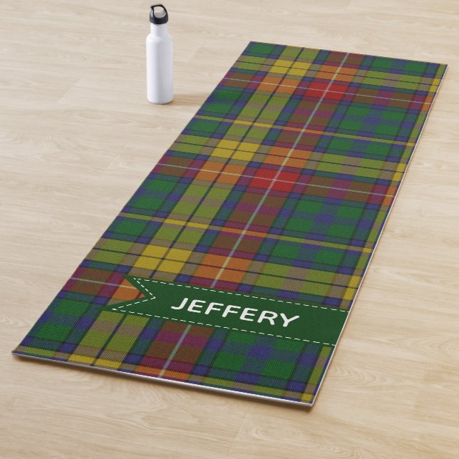 Clan Buchanan Tartan Kariert Yoga Mat Yogamatte (Beispiel)