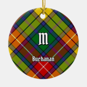 Clan Buchanan Tartan Keramik Ornament