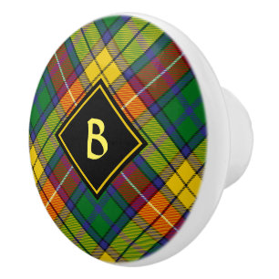 Clan Buchanan Tartan Keramikknauf