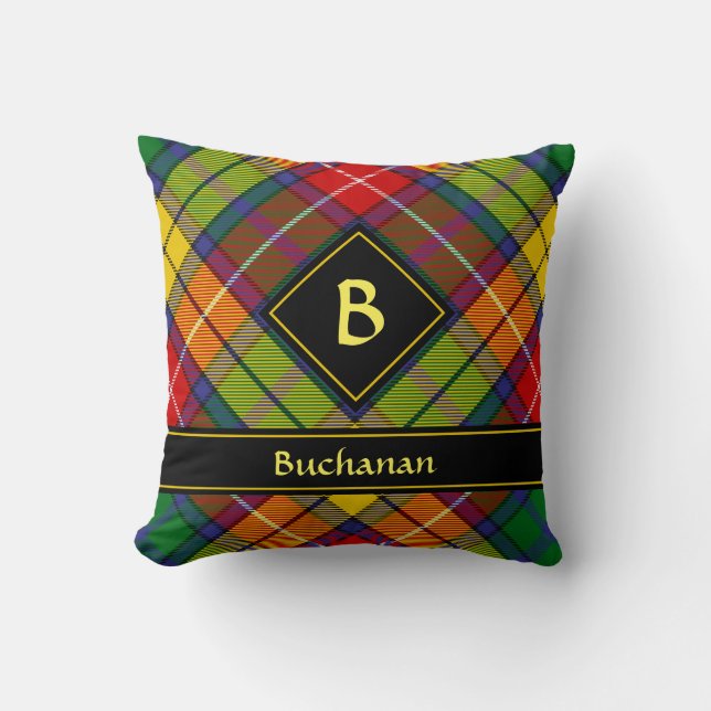 Clan Buchanan Tartan Kissen (Vorderseite)