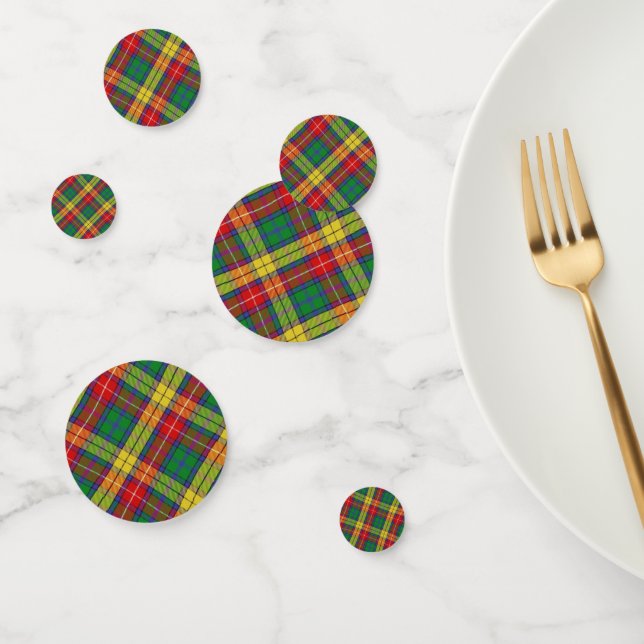 Clan Buchanan Tartan Konfetti (Gruppe)