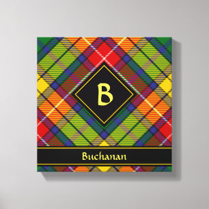 Clan Buchanan Tartan Leinwanddruck