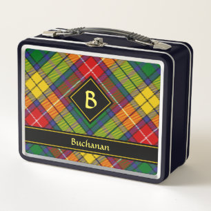 Clan Buchanan Tartan Metall Brotdose