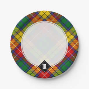 Clan Buchanan Tartan Pappteller