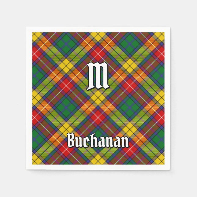 Clan Buchanan Tartan Serviette (Vorderseite)