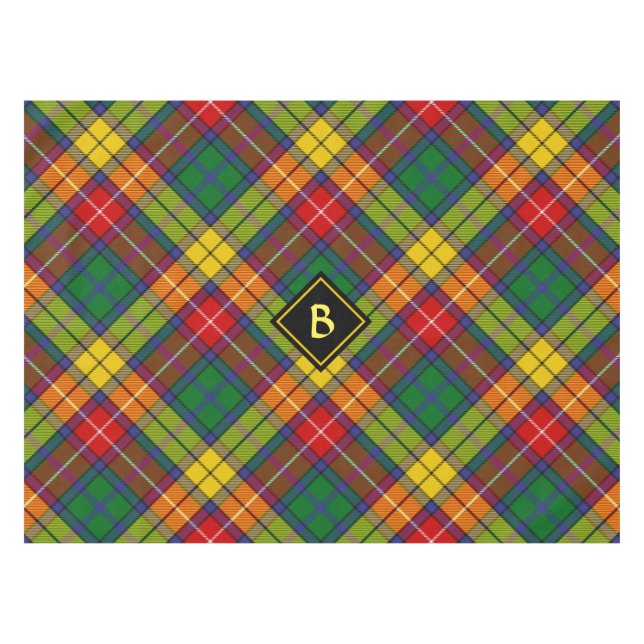 Clan Buchanan Tartan Tischdecke (Vorderseite (Horizontal))