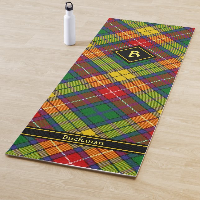 Clan Buchanan Tartan Yogamatte (Beispiel)