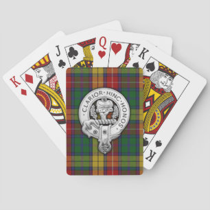 Clan Buchanan Wappen & Tartan Spielkarten