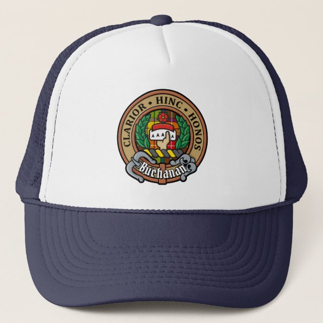 Clan Buchanan Wappen Truckerkappe (Vorderseite)