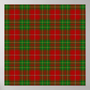 Clan Burnett Tartan - Digitaler Download Poster