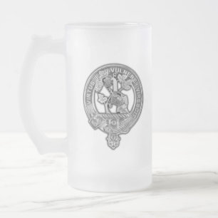 Clan Burnett Wappen Mattglas Bierglas
