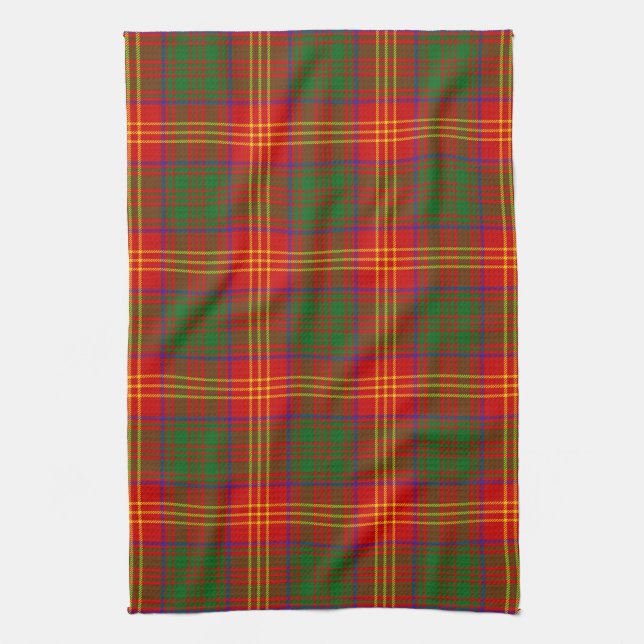 Clan Burns Tartan Kariert Geschirrtuch (Vertikal)