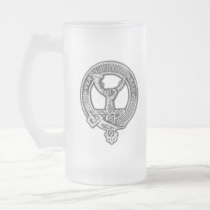 Clan Burns Wappen Mattglas Bierglas