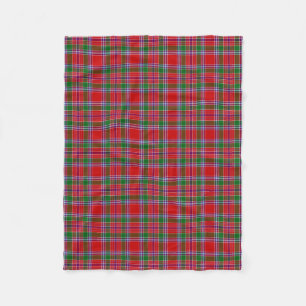 Clan Burrell Tartan Kariert Fleecedecke