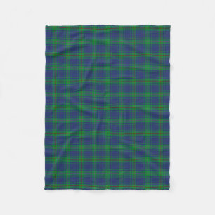 Clan Burt Tartan Kariert Fleecedecke