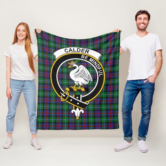 Clan Calder-Campbell Tartan Kariert Fleecedecke (Beispiel)